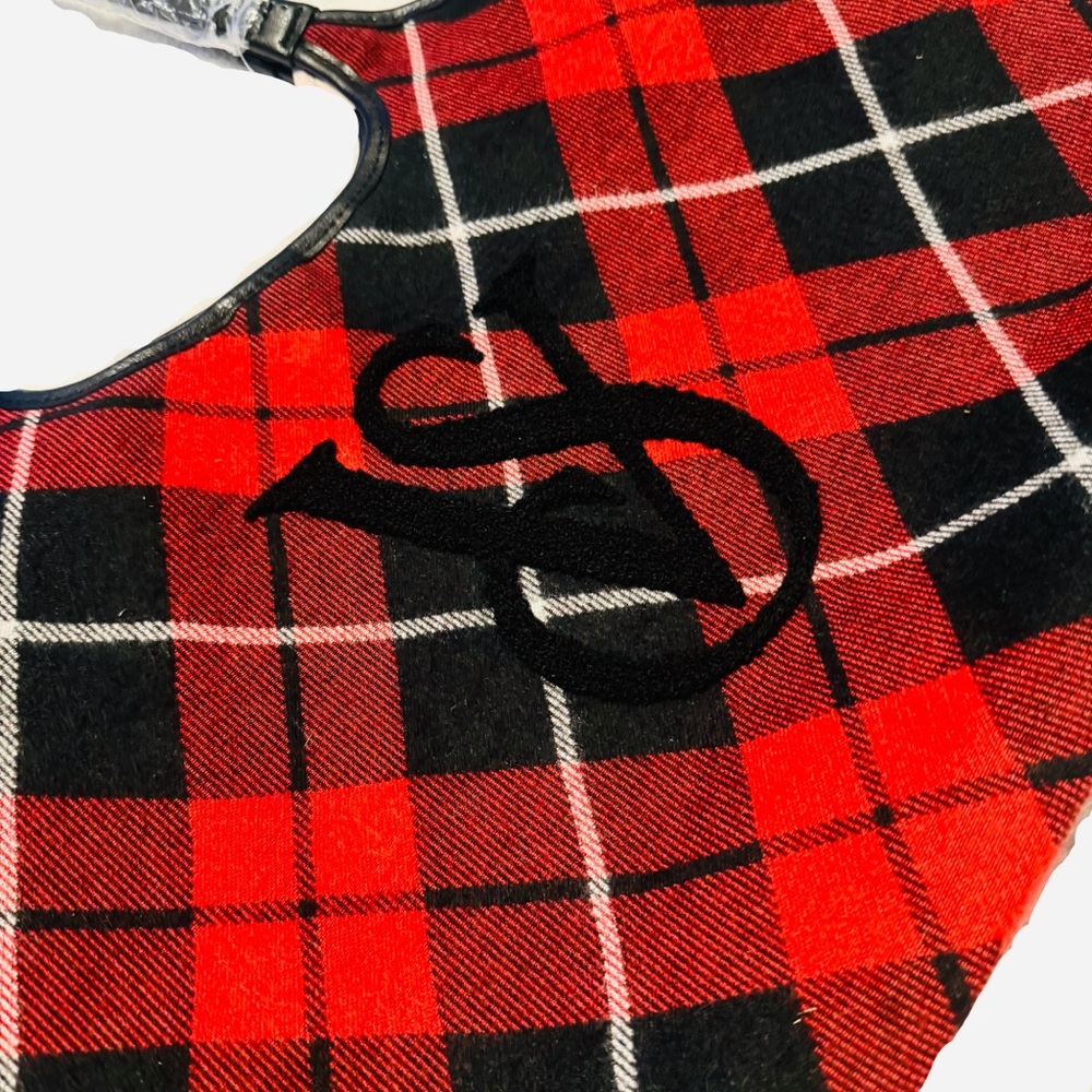 Victoria's Secret Red and Black Plaid Tote Bag NWT! - Picture 7 of 9